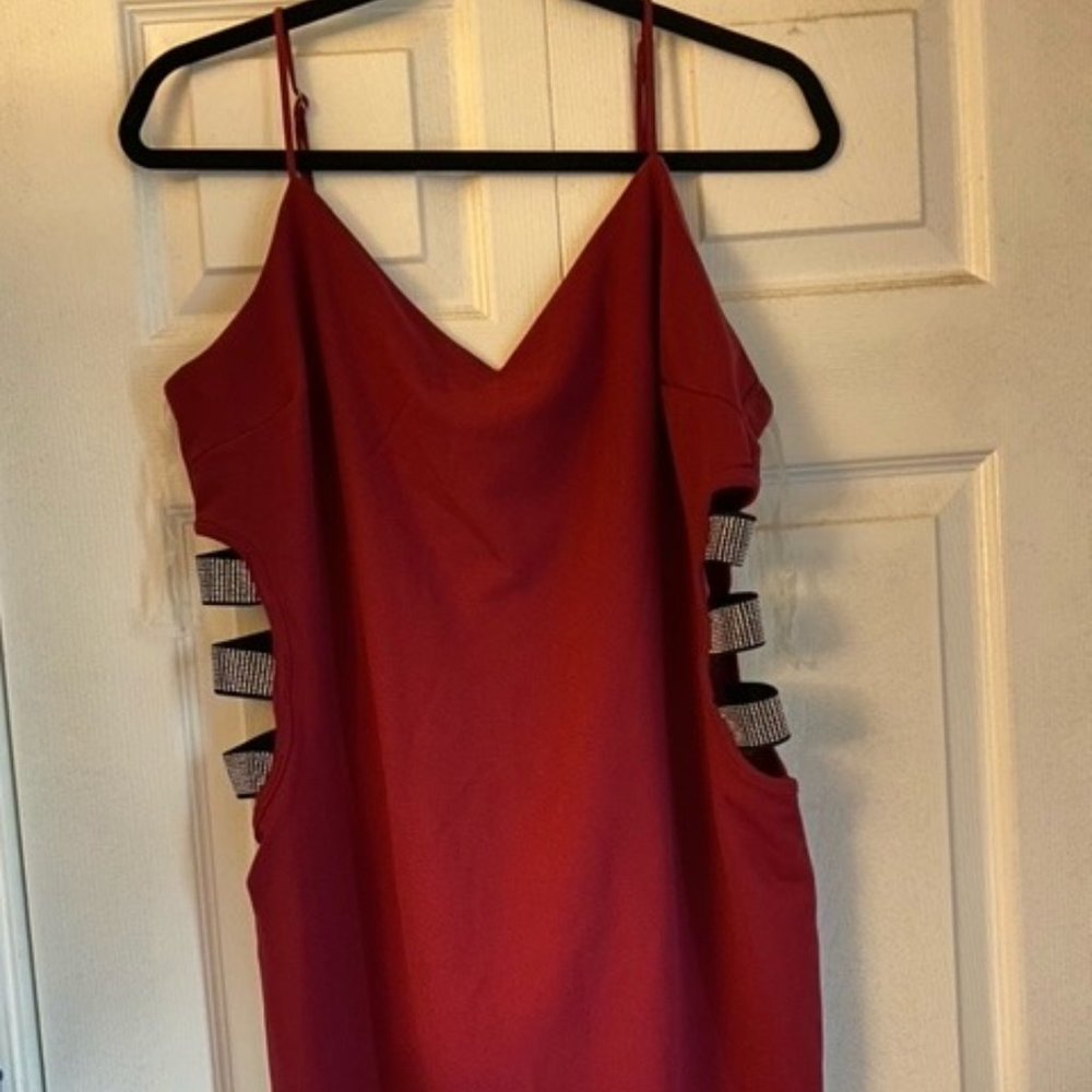 Maroon Bodycon Dress